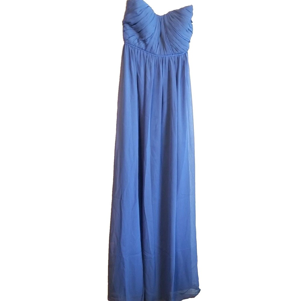 Minuet Women Maxi Ethereal Dress Small 4-6 Royal Blue Sweetheart Prom Dance